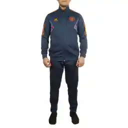 ست گرمکن شلوار مردانه فوتبال ادیداس طرح منچستریونایتد P-95985 | سبز/نارنجی