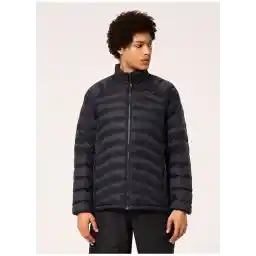 Siyah Erkek Kapüşonlu Zip Ceket FOA404730 SNOWBOUND PKBLE DOWN PUFF