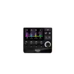 Hercules Stream 200 XLR, Pro Audio Mixer for Advanced Content Creators, Streaming, and Gaming, with XLR Mic Pre-Amp, LCD Screen, High Resolution Encoders, 4 Actions Buttons and Customizable Interface.