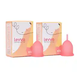 کاپ قاعدگی لیوا فارما مدل Plus سایز متوسط مجموعه 2 عددی