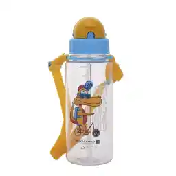 Royalford 500Ml Water Bottle, Bpa-Free Kids Plastic Bottle, Rf11112 Cartoon Water Bottle With Straw Leak-Proof Design For Kids, Toddlers, Sports, Gym, Outdoor, Cycling, School & More, Multicolor