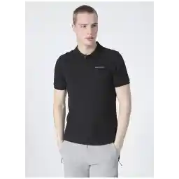 S211800-001 Sleeve Siyah Erkek Regular Fit Polo T-Shirt