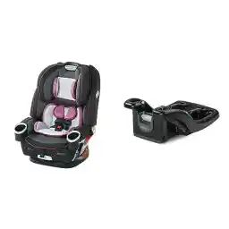 Graco 4Ever DLX 4 in 1 Car Seat + SnugRide Lite Infant Car Seat Base