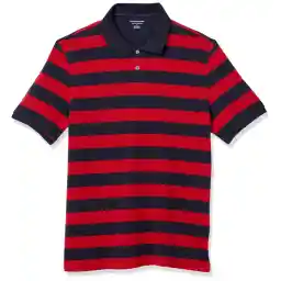 Amazon Essentials Men's Regular-Fit Cotton Pique Polo Shirt (Available in Big & Tall)