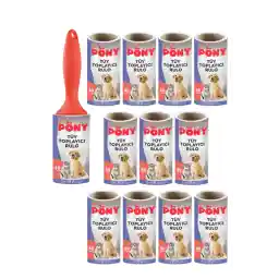 Pony Tüy Toplayıcı Aparat + 12 Yedek Rulo