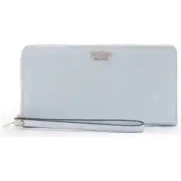 GUESS Portemonnee Adi Cheque Organizer Sky Blue Lichtblauw