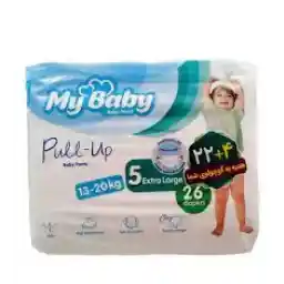 پوشک شورتی سایز5 بسته 13 تا 20 کیلوگرم 26 عددی | مای بیبی