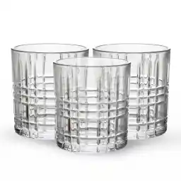 Royalford 3PC Highball Tumbler Drinking Glasses - Cocktail/Juice Highball Glasses - Pint Beer Glass Set - Tall Glasses, 10.8/320ml - Pint Glasses for Drinking Beer/Water/Juice/Whisky/Wine