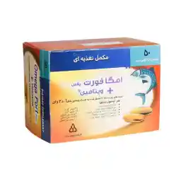 کپسول ژلاتینی امگا فورت پلاس بسته 50 عددی | دانا