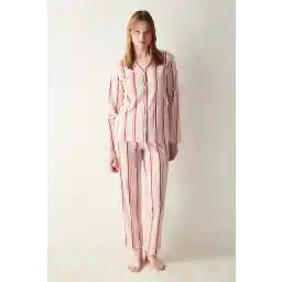 Penti Colored Stripes Gömlek Pantolon Çok Renkli Pijama Takımı
