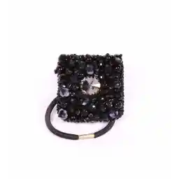 کش مربع مشکی مو | دست ساز دلینا