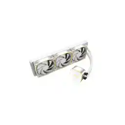 Geometric Future Eskimo Junior - 360mm AIO CPU Liquid Cooler- Three RGB Squama 2503W Fan- Intel® LGA 1700, 1200, 115X, 2066, AMD® AM5, AM4 - White- GEO-EJ-36W