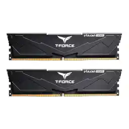 Team T-Force Vulcan 16GB (2 x 8GB) 288-Pin PC RAM DDR5 5200 (PC5 41600) Desktop Memory Model FLBD516G5200HC40CDC01