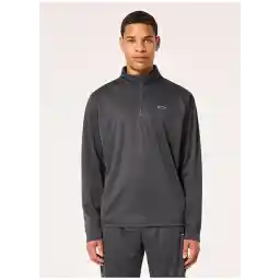 Gri Erkek Fermuarlı Polar Sweatshırt FOA404792 FOUNDATIONAL 1/4 ZIP
