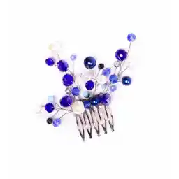 شانه کوچک آبی مو | دست ساز دلینا