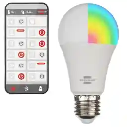 brennenstuhl Connect smart led lamp SB 800 E27 (compatibel met Alexa en Google Assistant, geen hub nodig, slimme lamp 2,4 GHz met gratis app, 810lm)
