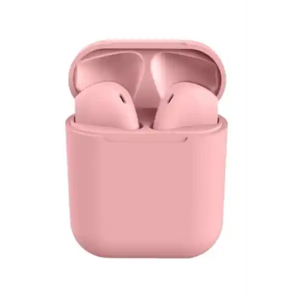 Torima İnpods 12 Bluetooth Kablosuz Kulaklık V5.0 Stereo Mat Pembe