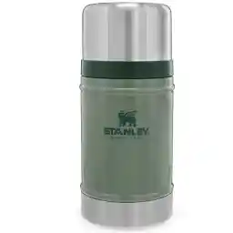 Stanley Classic Legendary Vakumlu Çelik Yemek Termosu, Yeşil (Hammertone Green), 0.7 Litre