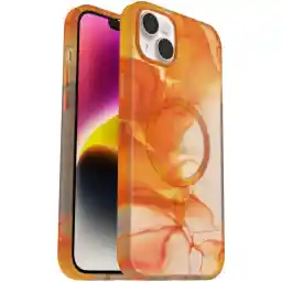OtterBox Slim &Sturdy Series-hoesje voor iPhone 14 Plus met MagSafe, schokbestendig, valbestendig, ultradun, dun beschermend hoesje, getest volgens militaire standaard, Oranje