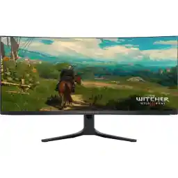 Dell Alienware - AW3423DWF 34" Quantum Dot OLED Curved Ultrawide Gaming Monitor - 165Hz - AMD FreeSync Premium Pro - VESA - HDMI,USB - Dark Side of the Moon
