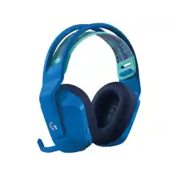 Logitech G733 LIGHTSPEED Wireless Gaming Headset with suspension headband, LIGHTSYNC RGB, Blue VO!CE mic technology and PRO-G audio drivers - Blue Logitech G733 LIGHTSPEED Wireless Gaming Headset with suspension headband, LIGHTSYNC RGB, Blue VO!CE mic technology and PRO-G audio drivers - Blue