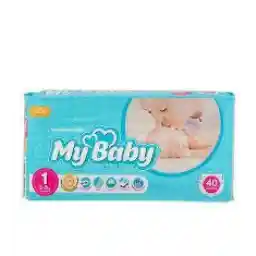 پوشک کامل بچه بابونه مهربان با پوست سایز1 بسته 2 تا 5 کیلوگرم 40عددی | مای بیبی