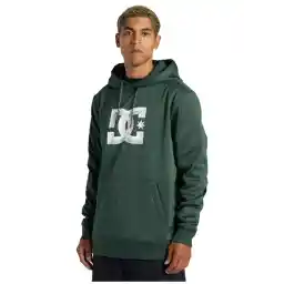 Yeşil Erkek Kapüşon Yaka Uzun Baskılı Sweatshirt ADYFT03374_SNOWSTAR