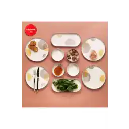 Schafer Sunny 4 Kişilik Kahvaltı Takımı 10 Parça-Gri