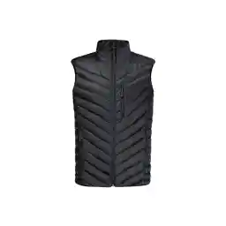 Jack Wolfskin Passamani Down Vest Antrasit Fermuarlı Yaka Normal Kalıp Erkek Yelek