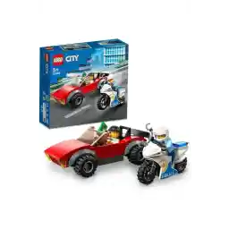 LEGO CITY POLİS MOTOSİKLETİ ARABA TAKİBİ 60392
