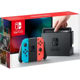 Nintendo Switch Konsole, Farbe: Neon-Rot/Neon-Blau