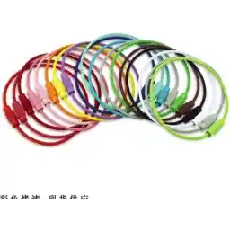 20 Stuks Multikleur Staaldraad Sleutelringen - Staalkabel DIY Sleutelhangers Ringen - Keychain Keyrings - Sleutelhangers & Sieraden Maken Set - Sleutel Hanger - Sleutel Splitringen voor Hobby & Sleutellabels - Boekringen Klikringen - Flashcard Ringen