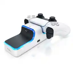 CSL Ladestation für PS5 Controller – Schnell Ladestation – Twin Charge – Ladegerät – Zubehör für Sony Playstation 5 Controller