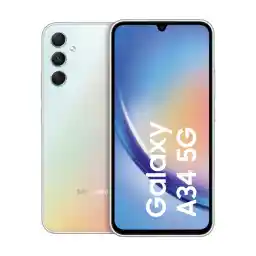 Galaxy A34 5G - 128 GB - Awesome Silver Galaxy A34 5G - 128 GB - Awesome Silver