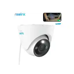 REOLINK 12MP 6K RLC-1224A PoE Dome Camera Outdoor, 93° Wide Angle,700lm Color Night Vision, Human/Vehicle/Pet Detection, Two Way Talk, Up to 256GB microSD Card