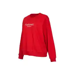 WNC3380-RED-NB Kırmızı Kadın Bisiklet Yaka Sweatshirt