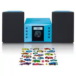 Lenco MC-013BU - Stereoanlage mit FM-Radio und CD-Player - Blau