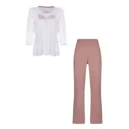 ست تی شرت آستین بلند و شلوار زنانه ناربن مدل 1521880006303