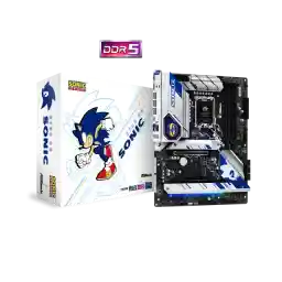 ASRock Z790 PG SONIC Intel LGA1700 (14th,13th,12th Gen) ATX Motherboard, 4 slots DDR5, PCIE 5.0 x16, 5 M.2 slots, 2.5Gb Lan, 7.1 Nahimic Audio, Front USB3.2 Gen2X2 Type_C, 14+1+1 Power Phase