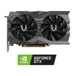 ZOTAC GAMING GeForce GTX 1660 SUPER AMP 6GB GDDR6 192-bit Gaming Graphics Card, Super Compact, IceStorm 2.0 Cooling, Wraparound Metal Backplate - ZT-T16620D-10M