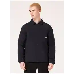 Siyah Erkek Çıtçıtlı Kapitone Mont FOA404870 QUILTED SHERPA JACKET