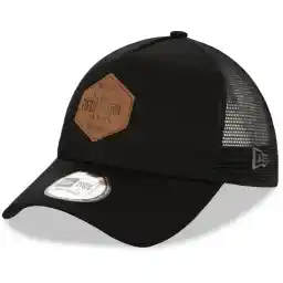New Era – 940 Af Trucker – Schwarze Kappe mit Heritage-Patch