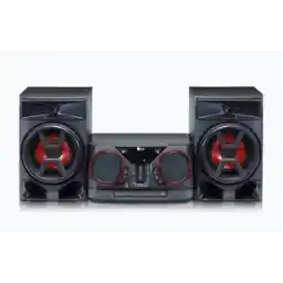 LG HiFi Anlage CK43, Schwarz (300W, CD/Radio/USB, Auto DJ, Bluetooth, LG TV)