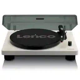 Lenco LS-50GY - Plattenspieler mit integrierten Lautsprechern - USB-Recording - Grau