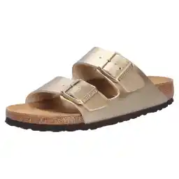 Birkenstock Arizona Gold Narrow Fußbett - Damen Hausschuhe - 1016111