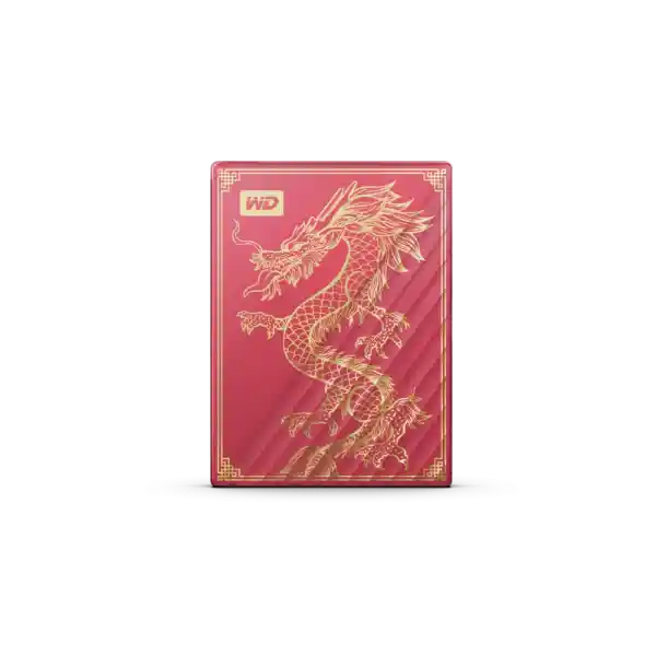 Western Digital 2TB My Passport Hard Drives - Portable External USB-C™ USB 3.2 Gen 1/USB 3.0 USB 2.0 Model WDBRHB0020BRD-WESN Dark Red