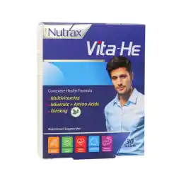 قرص مولتی ویتامین و مینرال ویتا هی بسته 30 عددی | نوتراکس قرص مولتی ویتامین و مینرال ویتا هی بسته 30 عددی | نوتراکس