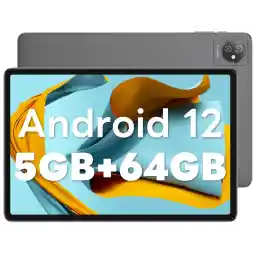 TABWEE T80 Tablet 10.5 Zoll,Android 15, 64GB ROM, 1280 x 800 pixel, 6000mAh Akku, 5MP Kamera, 5G WiFi, Bluetooth,Gemini AI Tablet