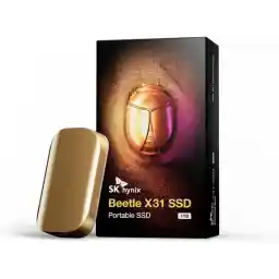 SK hynix Beetle X31 1TB Portable SSD with DRAM, up to 1050MB/s, USB 3.2 Gen2, External Hard Drive Compatible with PC, Mac, Laptop, PS5