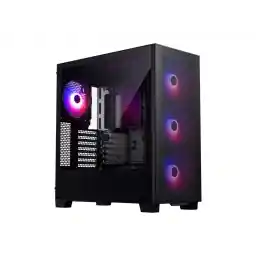 Phanteks XT Pro Ultra, Mid-Tower Gaming Chassis, 4x M25-140 Fans Included, High Airflow Performance Mesh, Tempered Glass Window, USB-C 3.2 Gen2, Black